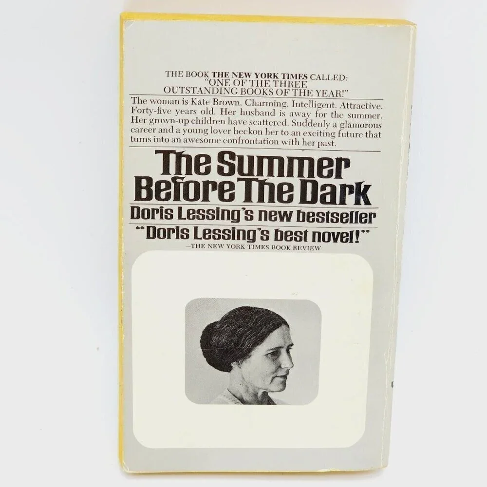 The Summer before the Dark Doris Lessing vintage paperback 1974 Bantam